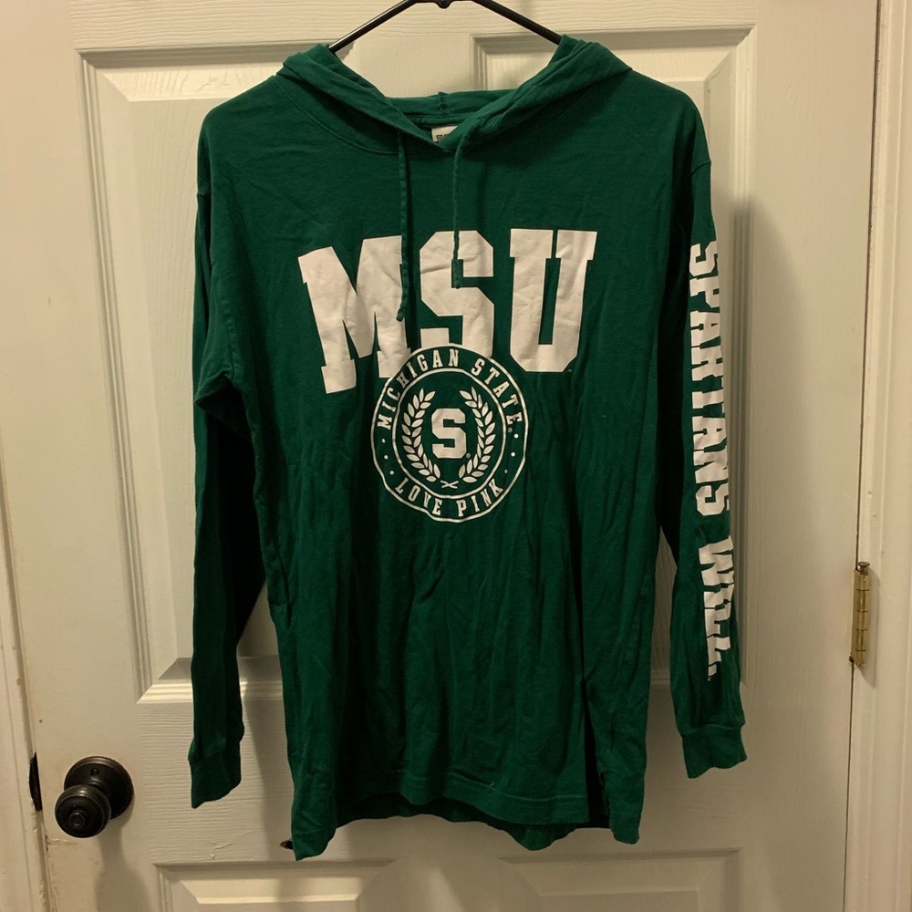 Victoria Secret Pink MSU hoodie